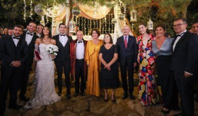 Kılıçdaroğlu, Tunç Soyer’in kızının düğün törenine katıldı