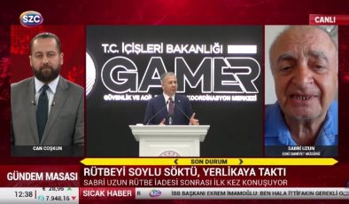 Rütbesi iade edilen eski emniyet müdüründen SÖZCÜ TV’ye bomba açıklamalar