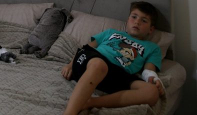 Savaştan kaçıp Türkiye’ye gelen çocuk, yorgun mermiyle vuruldu