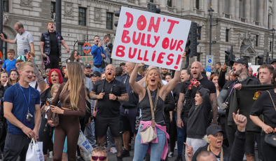 XL bully protesters rally after proposed ban by PM – as man injured in dog attack