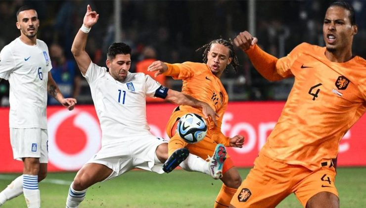 (ÖZET) Yunanistan – Hollanda maç sonucu: 0-1 | 90+3'te Van Dijk hayat verdi!
