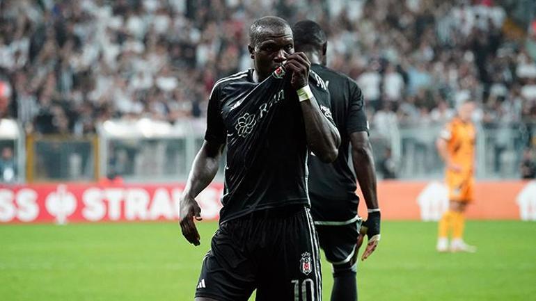 Beşiktaşta Vincent Aboubakarın gözü 25 yıllık rekorda Dikkat çeken detay...