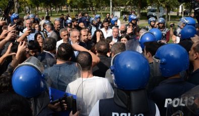 Diyarbakır’da izinsiz yürüyüş yapan gruba müdahale: 90 gözaltı