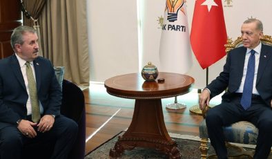 Erdoğan BBP Başkanı Destici ile görüştü