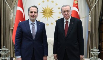 Erdoğan, Fatih Erbakan ile bir araya geldi