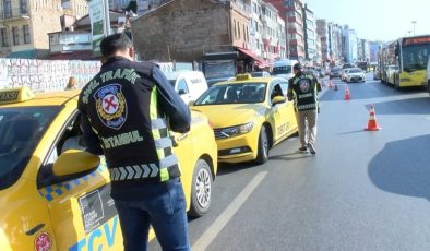 Kadıköy’de taksilere denetim: 5 şoföre 9 bin 436 lira ceza