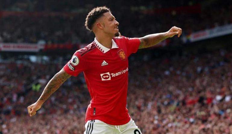 Manchester Unitedın yıldızı Jadon Sanchoya Süper Ligden talip