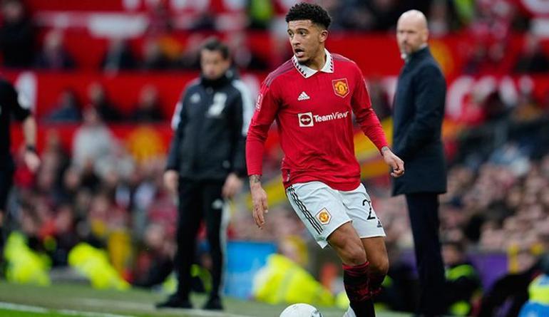 Manchester Unitedın yıldızı Jadon Sanchoya Süper Ligden talip