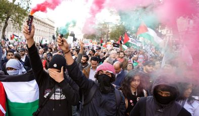 ‘Do not punish all Gazan people’: Thousands attend pro-Palestinian march in London