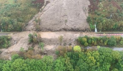 Multiple landslips and collisions on roads as extreme rainfall hits Scotland