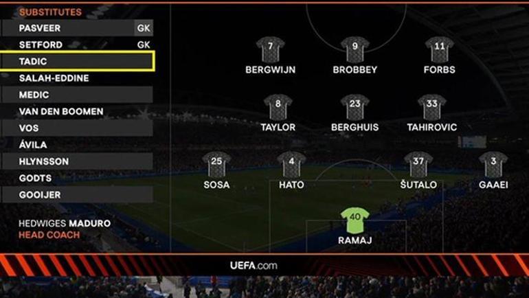 UEFAdan yok artık dedirten Dusan Tadic hatası