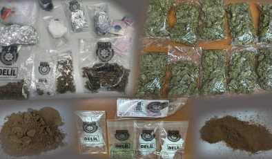 Üç ilçede eş zamanlı uyuşturucu operasyonu: 1 kilo uyuşturucu, 11 tutuklama