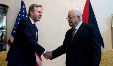ABD Dışişleri Bakanı Blinken, Filistin Devlet Başkanı Abbas ile görüştü