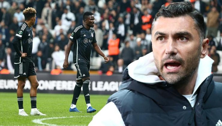 Beşiktaş tribünlerinden Burak Yılmaz ve takıma büyük tepki!