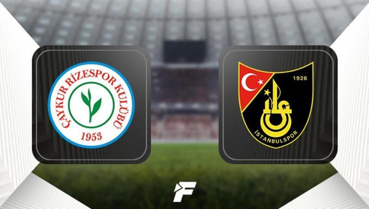 CANLI | Çaykur Rizespor – İstanbulspor