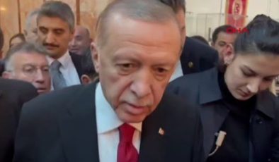 Erdoğan’dan gazeteciye ’50+1′ tepkisi: Allah Allah lafa bak