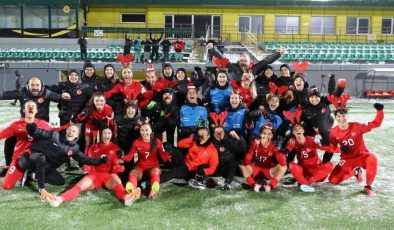 Türkiye A Milli Kadın Futbol Takımı gol yemeden 5. maçını kazandı