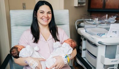 ABD’de çift rahimli kadın, bir gün arayla iki kez doğum yaptı