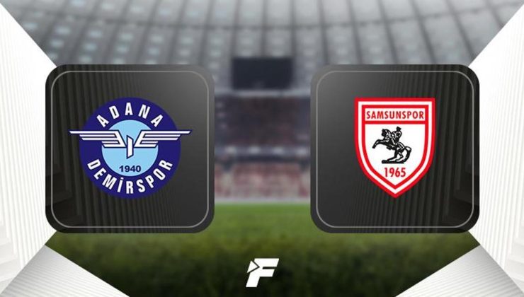 Adana Demirspor – Samsunspor maçı ne zaman, saat kaçta ve hangi kanalda? (İlk 11'ler)