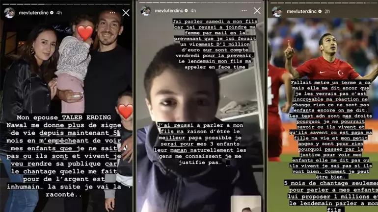 Eski Fenerbahçeli futbolcu Mevlüt Erdinçten eşine şantaj suçlaması 1 milyon Euro yatıracağımı söyledim...