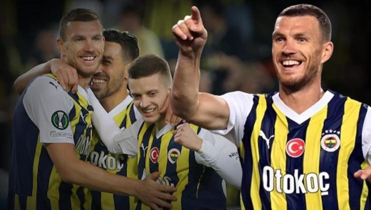 Fenerbahçe'de Edin Dzeko tarihe geçti! Gollerine devam etti