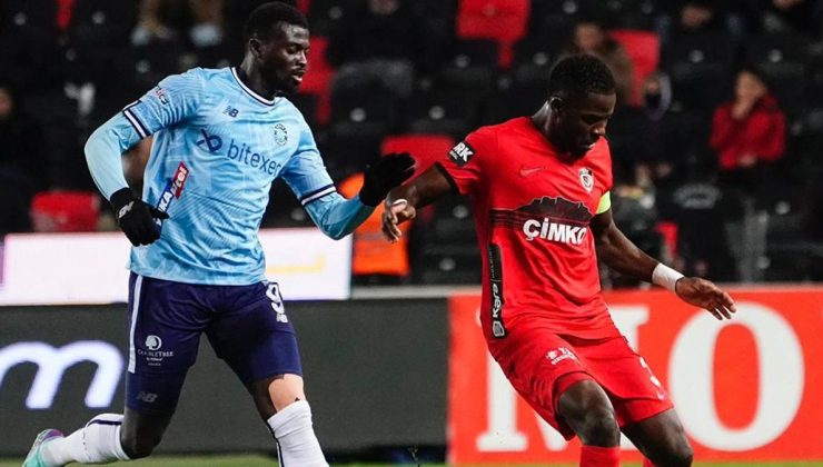 Gaziantep FK – Adana Demirspor maç sonucu: 2-2