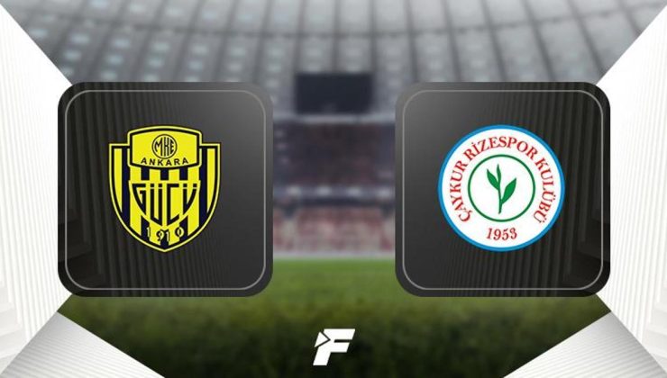 MKE Ankaragücü – Çaykur Rizespor maçı ne zaman, saat kaçta ve hangi kanalda?