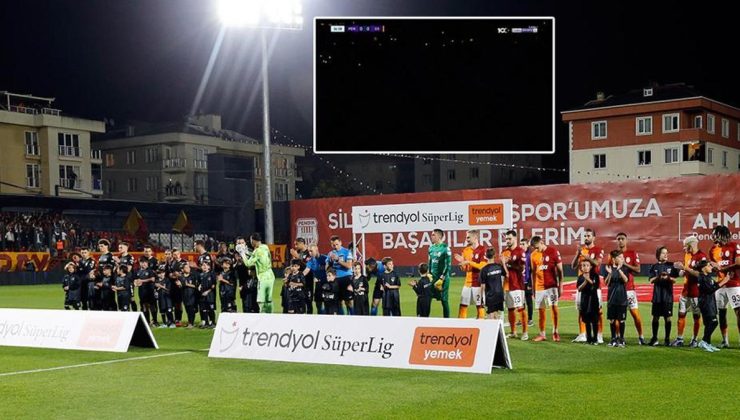 Pendikspor – Galatasaray maçında elektrikler gitti!