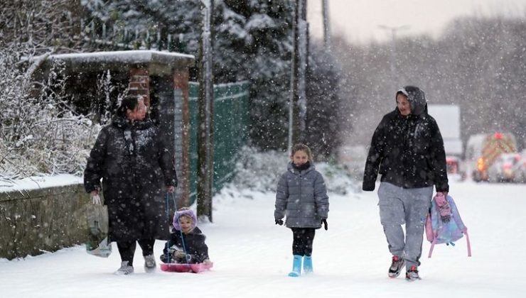 New snow and ice weather warnings for swathes of UK