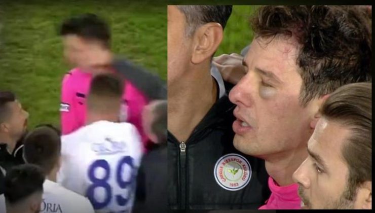 Son Dakika haberi: Hakem Halil Umut Meler'e yumruklu saldırı! Sol gözü şişti, bir anda yerde kaldı! Ankaragücü Başkanı Faruk Koca için soruşturma başlatıldı