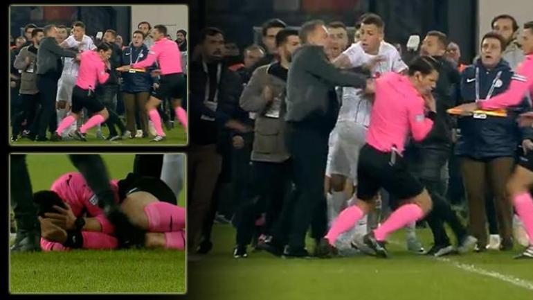 Son Dakika haberi: Hakem Halil Umut Melere yumruklu saldırı Sol gözü şişti, bir anda yerde kaldı Ankaragücü Başkanı Faruk Koca için soruşturma başlatıldı