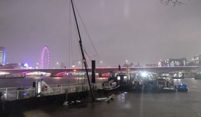Rescues and evacuations after widespread flooding – as party boat sinks in Thames