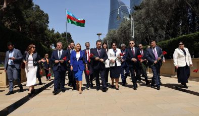 Cumhuriyet Meclisi Heyeti, Türk Dünyası Dış İlişkiler Komite Başkanları toplantısına katılmak için Azerbaycan’a gitti