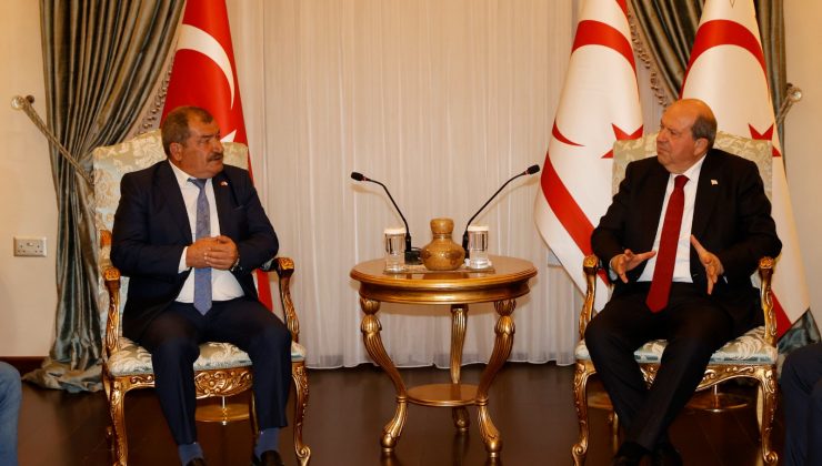 Cumhurbaşkanı Ersin Tatar, Seracılar Birliği Başkanını ve Yönetim Kurulunu kabul etti