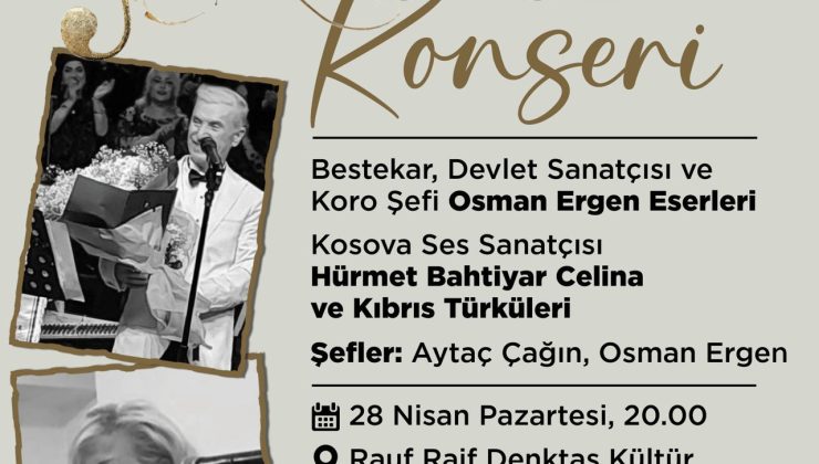 Kardeş Korolar 28 Nisan’da Gazimağusa’da konser verecek