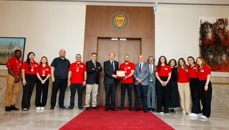Cumhurbaşkanı Tatar, YDÜ heyetini kabul etti