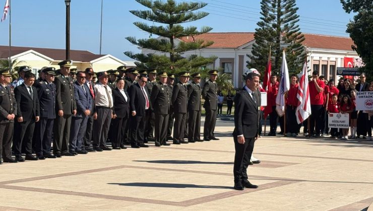 19 Mayıs Atatürk’ü Anma Gençlik ve Spor Bayramı Güzelyurt’ta düzenlenen törenle kutlandı