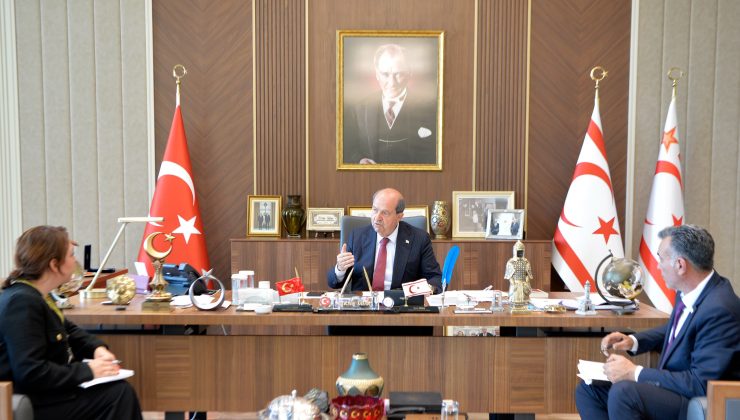 Cumhurbaşkanı Tatar: “Rum liderliğinin saldırgan siyasetine karşı yoğun bir diplomasi yürütüyoruz”