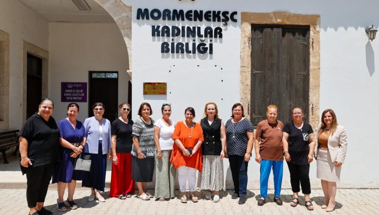 Sibel Tatar, Kuzey Kıbrıs Kadın Örgütleri Ağı’na bağlı dernekleri ziyaret etmeyi sürdürüyor