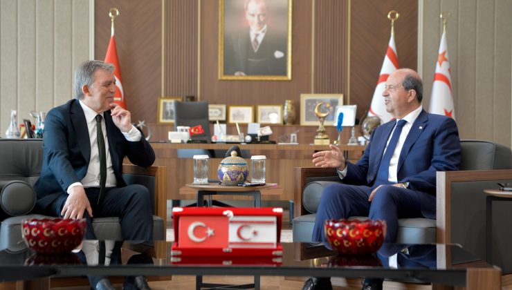 Cumhurbaşkanı Tatar, Abdullah Gül’ü kabul etti