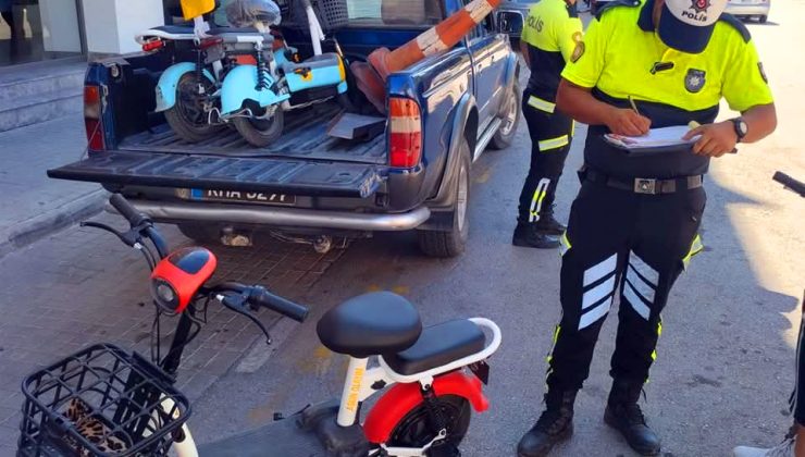 Polis, elektrikli scooterlar ile ilgili kuralları hatırlattı, uyarılarda bulundu…