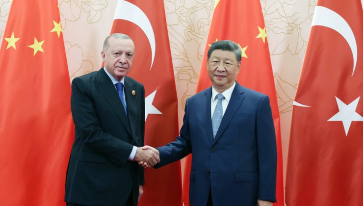Türkiye Cumhuriyeti Cumhurbaşkanı Erdoğan, Çin Devlet Başkanı Şi Cinping ile görüştü