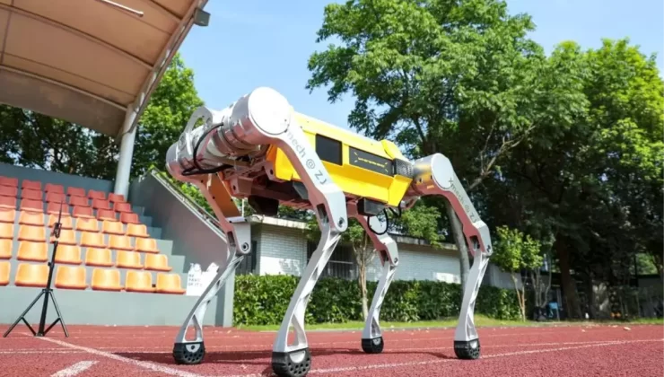 Çinli Robot, 100 metreyi 16,33 saniyede koşarak rekor kırdı