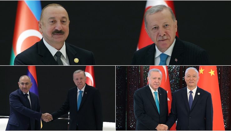 Türkiye Cumhurbaşkanı Erdoğan, Çin’de ikili görüşmelerini sürdürüyor