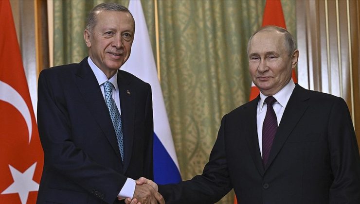 TC İletişim Başkanlığından Türkiye Cumhurbaşkanı Erdoğan’ın Rusya Devlet Başkanı Putin ile görüşmesine ilişkin açıklama