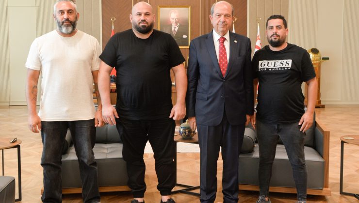 Cumhurbaşkanı Tatar, Mesarya Spor Kulübü Başkanı ve Yönetim Kurulu’nu kabul etti
