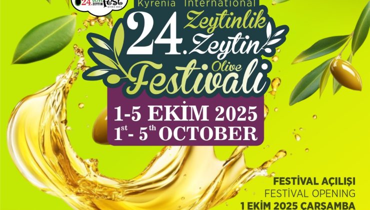 24’üncü Uluslararası Zeytin Festivali başlıyor