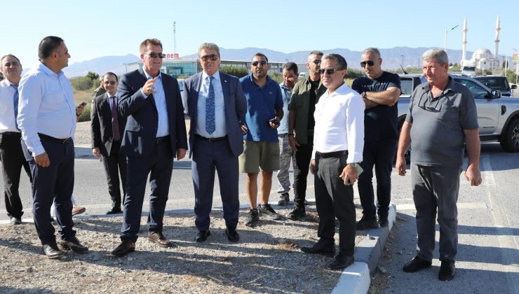 Başbakan Üstel Kurudere Kavşağı’nda incelemelerde bulundu