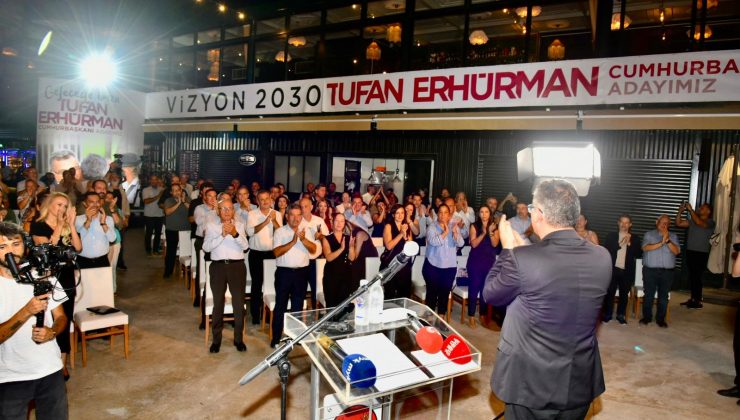 Cumhurbaşkanı adayı Erhürman, “Vizyon 2025-2030: Geleceğe İmza” etkinliğinde vizyonunu paylaştı