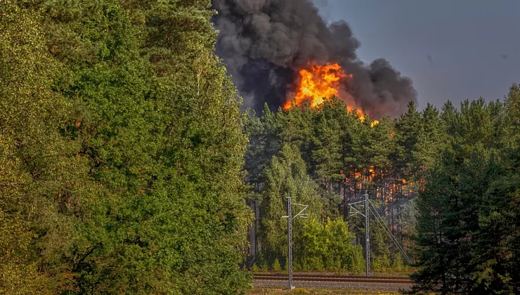 LİTVANYA’NIN BAŞKENTİNDE GAZ YÜKLÜ TREN VAGONLARINDA PATLAMA
